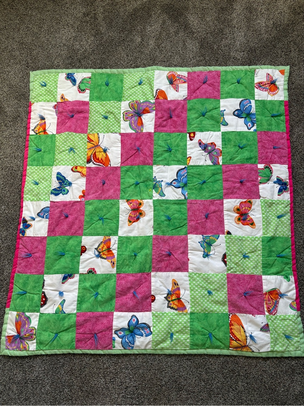 Handmade Vintage Style Quilt Cottagecore Farmhouse Grandmacore